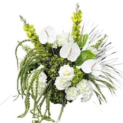 Produktbild von Kunstblume, rote Rose, zur Dekoration