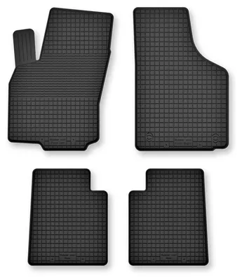 Zdjęcie produktu dla Dywaniki gumowe do Renault Twingo I 1993-2006 (hatchback) – 4 szt., czarne, dobierane – Wielganizator Semi-Universal