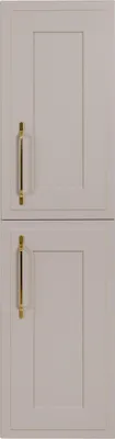 Produktbild von RODAN | Badezimmermöbel Set - 80 cm & 136 cm - Kaschmir Matt - Elegantes Design - Hochwertige Materialien - Badeschranke - CLASSIC
