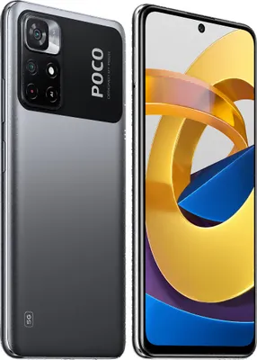 Produktbild von Xiaomi POCO M4 Pro 5G 6GB/128GB Schwarzer Asphalt (Power Black) Dual-SIM