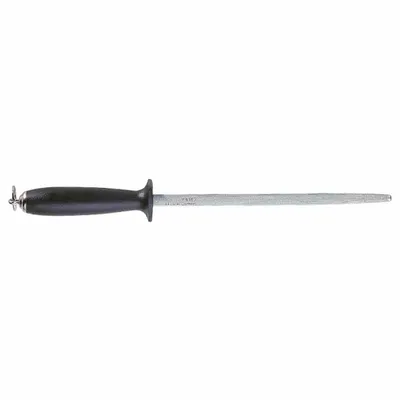 Image de Dick 781-11202 Fusil à aiguiser 20cm rond, argent/noir