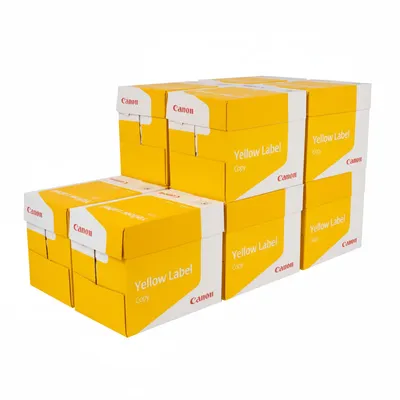Produktbild von Canon - Yellow Label Copy - 25.000 Blatt - Kopierpapier Druckerpapier - A4 - 80 g/m² - PEFC - 102µm Dicke - 150 Weißgrad