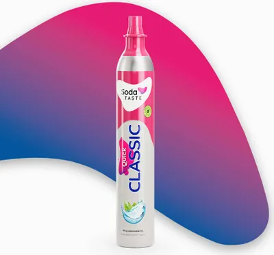 Produktbild von Kúpiť fľašu SodaTASTE Quick Classic CO2 pre Sodastream (rýchle pripojenie)