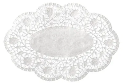 Produktbild von Papstar Mokkadeckchen 18x13cm oval 500 Stück