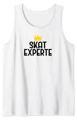Produktbild von Skat Experte für Kartenspiel Skat Profis mit Krone Tank Top