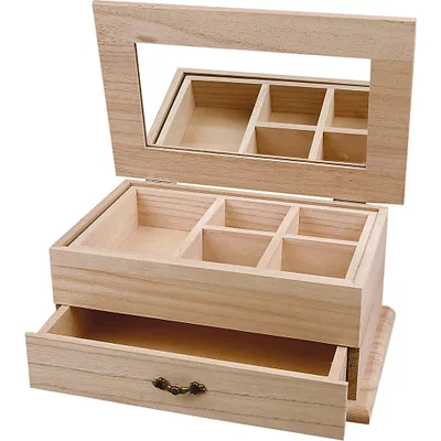 Produktbild von Creativ Company Schmuckkästchen, Maße 27x17x12 cm, 1 Stück
