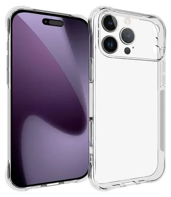 Produktbild von Mobigear Schutzhülle, transparent, für iPhone 17 Pro, flexibles TPU-Rückseitenetui