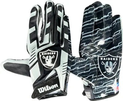 Produktbild von Wilson Adult NFL Stretch Fit Gloves Team Las Vegas Raiders