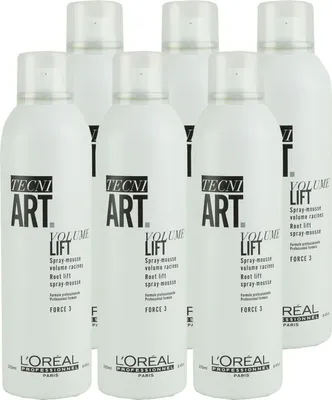 Produktbild von Loreal Tecni. ART Volume Rootlift 6 x 250 ml Ansatzschaum Set