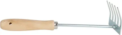 Produktbild von Kleinrechen mit Holzgriff Rechen Harke Gartenharke Gartenrechen Gartenhelfer