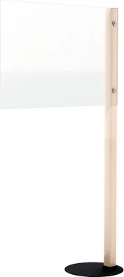 Produktbild von PAPERFLOW Spuckschutz CP65X98, transparent 65,0/98,0 x 176,5 cm, 1 St.