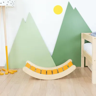 Produktbild von Montessori Balance-Schaukel ROKIT - Senf