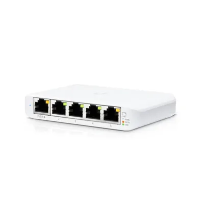 Obrázok produktu pre Ubiquiti UniFi Switch Flex Mini (3-pack), Riadený, Gigabit Ethernet (10/100/1000), Podpora napájania cez Ethernet (PoE)