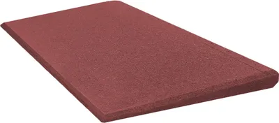 Produktbild von Rampe Pro 25 mm hoch aus Gummigranulat hochverdichtet, Bordsteinrampe, Auffahrrampe, Türschwellenrampe LxBxH 500 x 250 x 25 mm rot