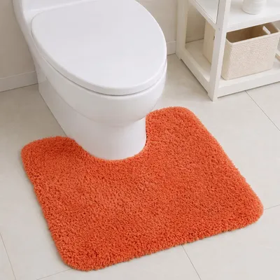 Obrázok produktu pre Toaletná podložka 50 x 40 cm, tvar U, mikrovlákno, protišmyková, do kúpeľne