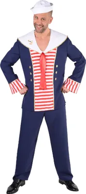 Produktbild von M217211-L Herren Matrosen-Mariene Kostüm-Uniform Gr.L