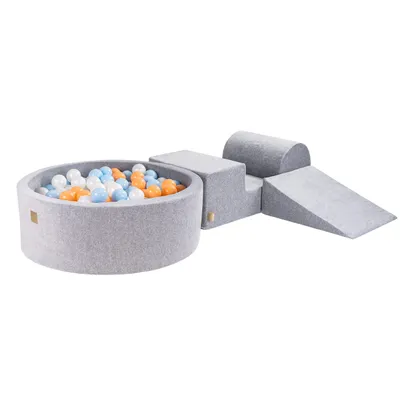 Produktbild von Schaumstoff Bausteine Kinder mit Bällebad - Softbausteine Baby