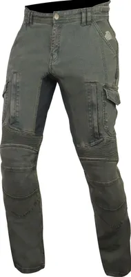 Produktbild von Trilobite Acid Scrambler Motorradjeans, grün, 42/32