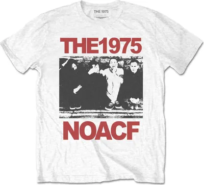 Produktbild von The 1975 - "NOACF" T-Shirt für Herren/Damen Uni RO3122 (L) (Weiß)