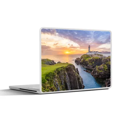 Produktbild von MuchoWow® Laptop Aufkleber Sticker Cover Fanad Head Leuchtturm bei Sonnenuntergang 30x22 cm - Laptop-Sticker