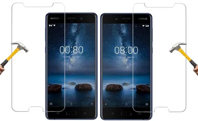 Produktbild von ino 2x Schutzglas kompatibel mit Nokia 6 Panzerglas Schutz-glas Panzer Displayschutzglas  Hartglas Glas Displayglas 9H