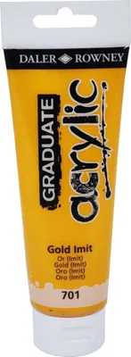 Immagine prodotto di Daler Rowney Graduate Acrylfarbe, 120 ml, Oro
