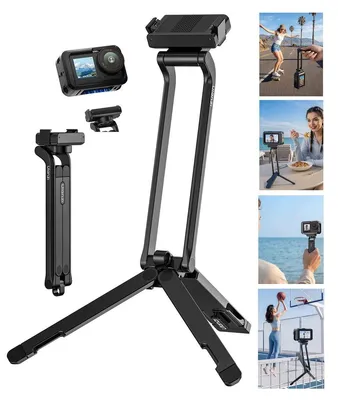 Productafbeelding van Magnetische mini-statiefhouder voor DJI Osmo Action 3, 4, 5, Pro, Mantis, ULANZI MA70 / C115