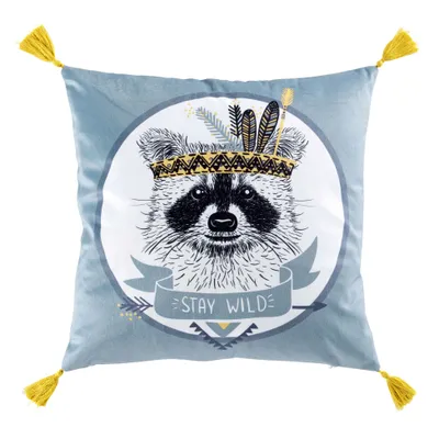 Immagine prodotto di Federa decorativa STAY WILD con frangia, 40 x 40 cm