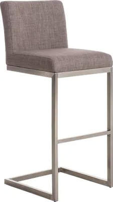 Produktbild von Ergonomischer Barhocker – hoher Hocker – bequemes Sitzen mit Stahlgestell