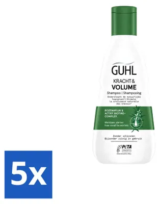 Obrázok produktu pre 5 ks šampónu Guhl Kracht & Volume - 250 ml - výhodný balík - 5 kusov
