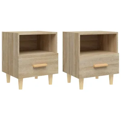 Obrázok produktu pre Nočné stolíky 2 ks dub sonoma 40x35x47 cm