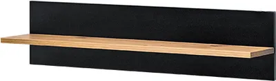 Zdjęcie produktu dla Minio, półka ścienna "Melle" 80 cm, dąb Artisan/czarny mat