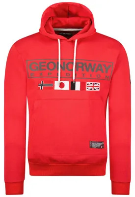 Image de Geographical Norway Sweat WY8613H/GN-Red rouge pour homme