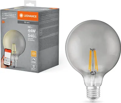 Immagine prodotto di LEDVANCE SMART+ Lampada LED Globe G95 E27 Filamento 6W 540Lm bianco caldo 2500K dimmerabile come 44W 4058075609853