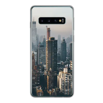Produktbild von MuchoWow® Handyhülle Schutzhülle Hülle für Samsung Galaxy S10 New York - Skyline - Amerika Silikon Softcase Handy Hülle - Handytasche