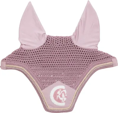 Immagine prodotto di Kentucky Horsewear Fly Cap Wellington 3D Logo Rope Fly Ears Light Rose Full