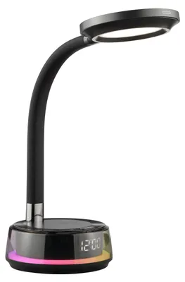 Produktbild von Brilliant G60216/06 Moonglow Schreibtischleuchte Kunststoff schwarz LED integriert