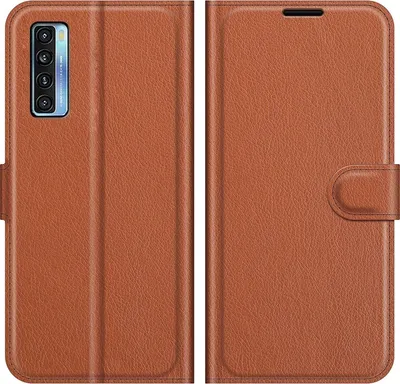 Produktbild von Mobigear Classic  TCL 20 5G Hülle Klapphülle Geldbörse - Braun
