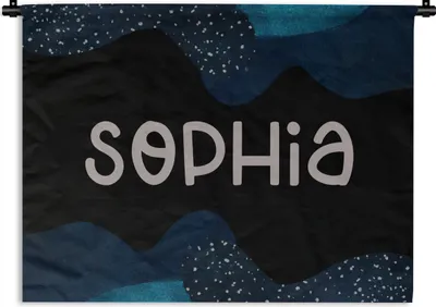 Produktbild von MuchoWow® Wandteppich Wandbehang Sophia - Pastell - Mädchen 120x90 cm Tapisserie Dekoration Wandtuch - Wohnen - Aufhänger für die Wand