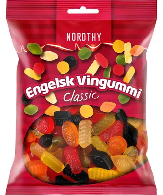Produktbild von Nordthy Engelsk Vingummi Classic 900g