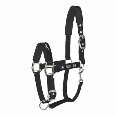 Produktbild von Equiline Halfter Nylon Timmy Stallhalfter Black Full
