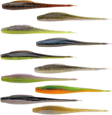 Produktbild von Zeck Fishing BA Shaky Stick 10 cm Moor Kiwi 7 Stück