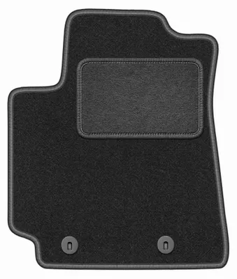 Productafbeelding van Velours bestuurdersmat voor Hyundai i10 III vanaf 2019 (hatchback) – grafiet, op maat – Wielganizator LUX