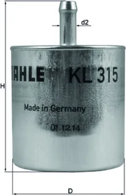 Zdjęcie produktu dla JMP Benzinfilter KL315 passend für BMW G 650