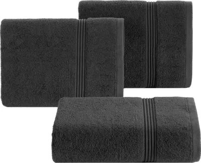 Zdjęcie produktu dla Eurofirany 454987, 70 x 140 cm, Bawełna, Wiskoza, Czarny, 1 szt.