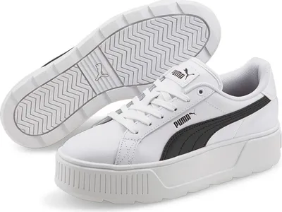 Produktbild von Puma Karmen Sneakers Damen weiß schwarz Gr 42,5