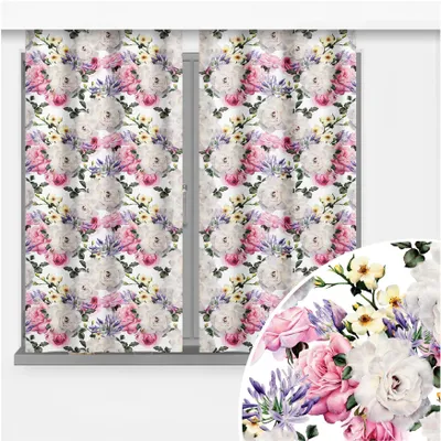 Imagen del producto de Juego de cortinas, de 2 piezas, con diseño de ojales (modelo 010)