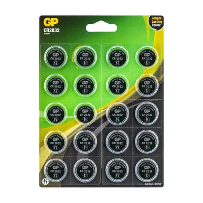 Immagine prodotto di GP 0602032C20 20er Knopfzellen CR2032 3,0 V