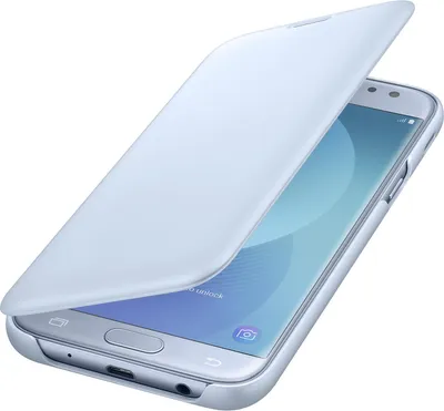 Produktbild von Samsung EF-WJ530, Geldbörsenhülle, Samsung, Galaxy J5 2017, 13,2 cm (5.2"), Blau