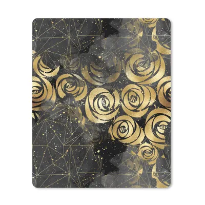 Produktbild von MuchoWow® Mauspad Mousepad Marmor - Gold - Rose - Muster 30x40 cm - Mousepads - Maus Mat - Pad - Mausunterlage - Mausmatten